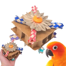 Party Box Foot Talon Craft Crunchy Natural Chew Bird Toys Conures African Greys