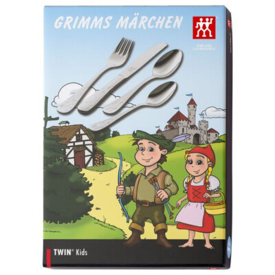 Zwilling Kinderbesteck Besteck Cutlery Grimms Märchen 4-teilig ab 3 Jahre