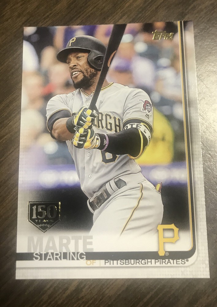 2019 Topps Starling Marte 150 Foil Stamp