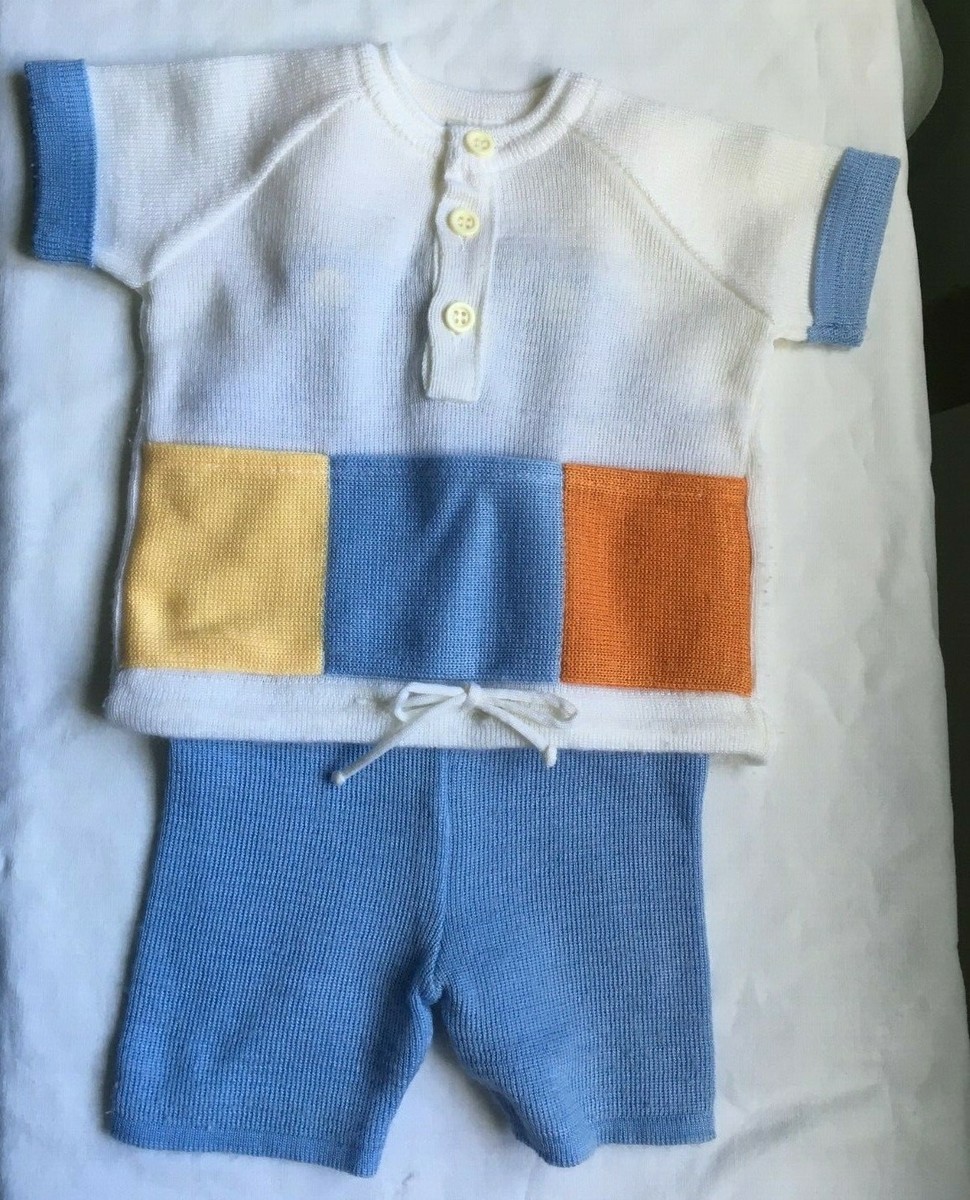 ensemble bébé pull pantalon court, mois, Clayeux, layette