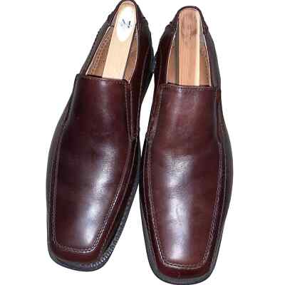 Joseph Abboud Genuine Leather Loafers Joseph Abboud Tan Italian Leather Clarence Collection Size  main image 3