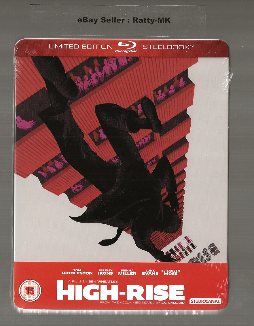 HIGH-RISE - UK EXCLUSIVE BLU RAY STEELBOOK - NEW & SEALED