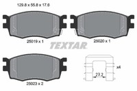 Textar 2501901 Bremsbelagsatz, Scheibenbremse FüR Hyundai