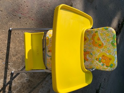 graco high chair yellow