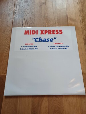 Midi Xpress 12'' Viny Record ''Chase'' 2x12'' Double Promo Labello Dance