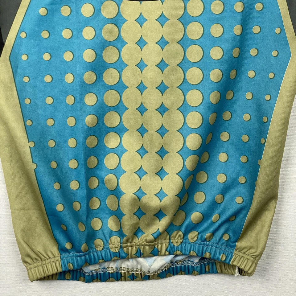 Camiseta de Ciclismo De Marchi Talla Pequeña 1/4 Cremallera Hecha en Italia Multicolor Foto 3 de 4