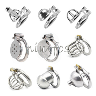 Small Lock Cage Male Chastity tube sounding Ring Chastity Device CB6000 