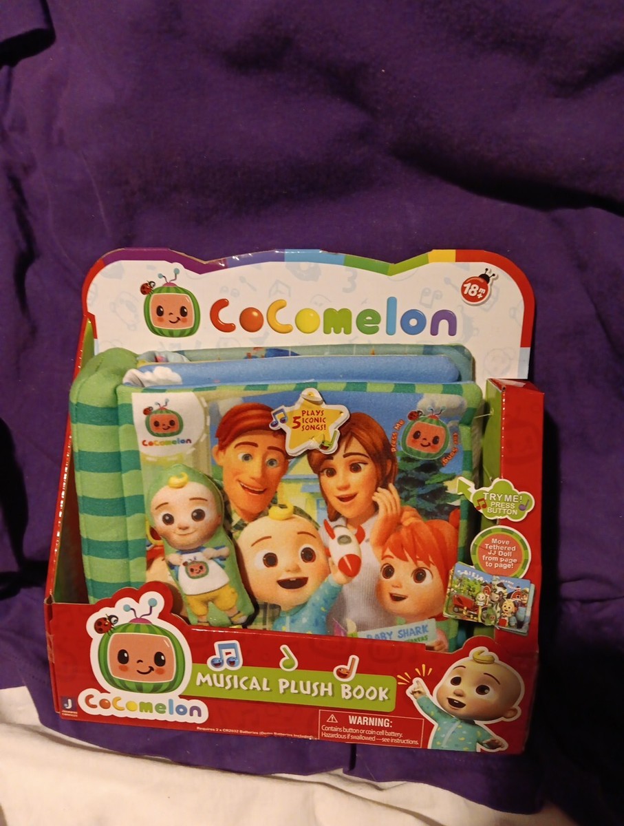 CoComelon Nursery Rhyme Singing Time Plush Book NEW Tested Fast Shipping  Toddler
