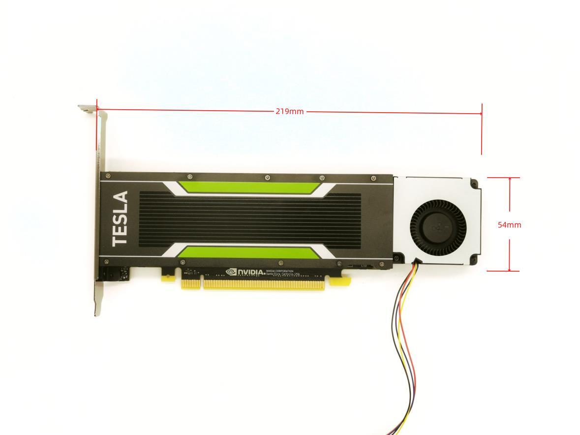 Nvidia Tesla P4 8GB GPU Card graphics both brackets GDDR5 With fan