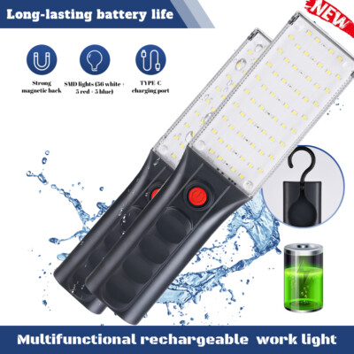 Torcia LED COB Bianca Da Lavoro – Tascabile Con Magnete, Meccanico/elettricista