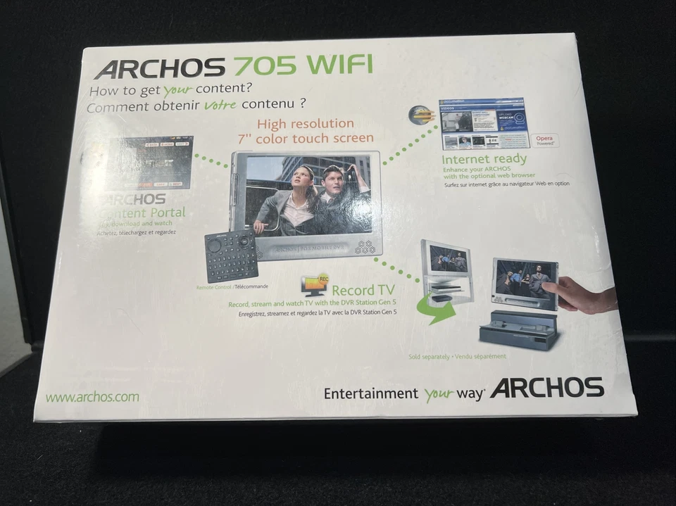 NIB Archos 705 160 GB 7" Wi-Fi Portable Media Player (501016) - Image 3 of 4