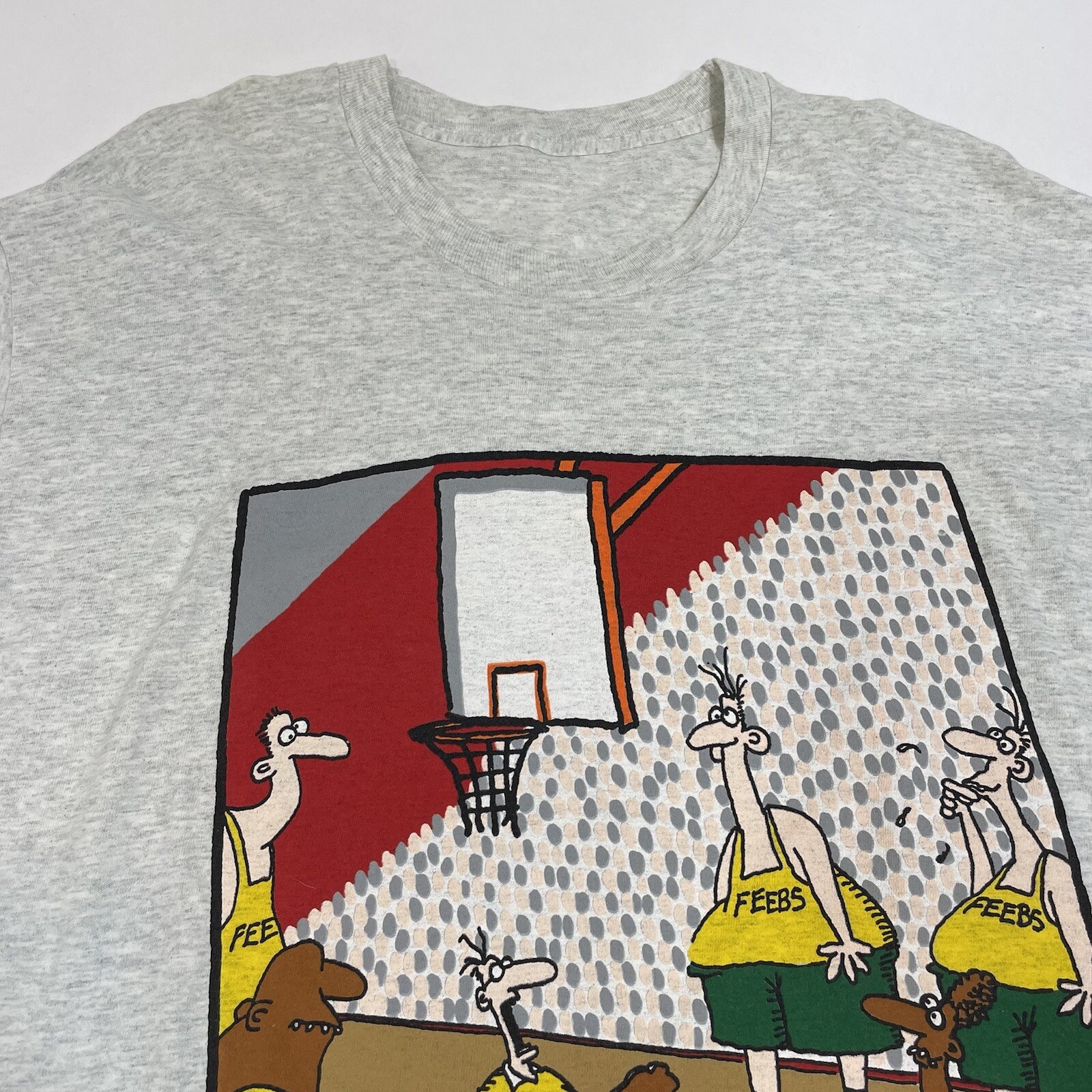 Vintage In The Bleachers Comic Strip Basketball Carto… Gem