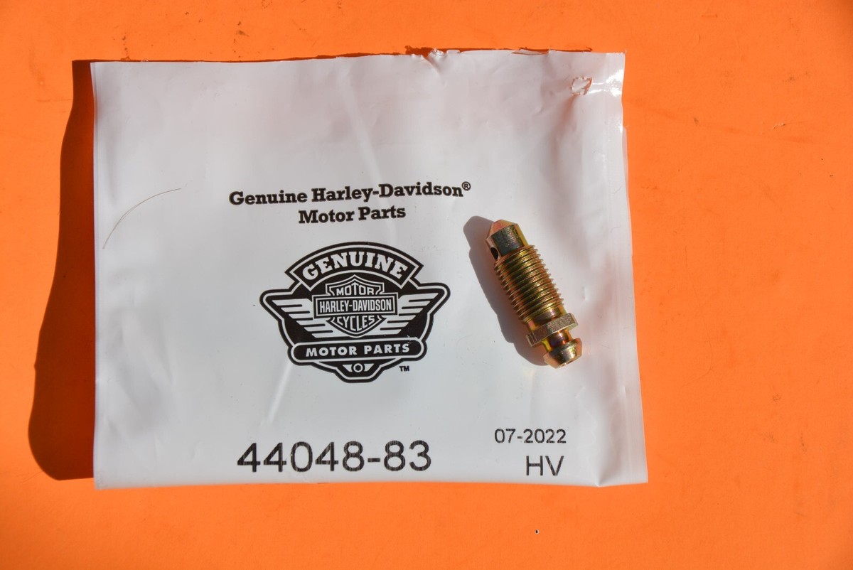 **「MU」** HARLEY NEW OEM Bleed Screw Original Harley caliper brake 44048-83