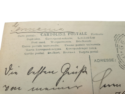 Genua Italien,1906 alte AK, Photo Postkarte, Genova Park, Delle Ville, Postcard - Zdjęcie 8 z 9