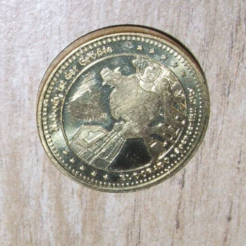 Terence Hill Spencer Hill One Dollar Nobody Is The Largest Bronze Tone Approx 3.0cm