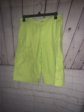 Boys lime green ecko unltd cargo shorts size 18