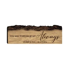 Custom Modern Barky Wall Plaque Home & Family Decor 16x6 