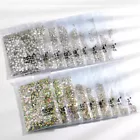 1440pcs Crystal AB Rhinestones Flatback Clear Strass Stones Nail Art Decoration