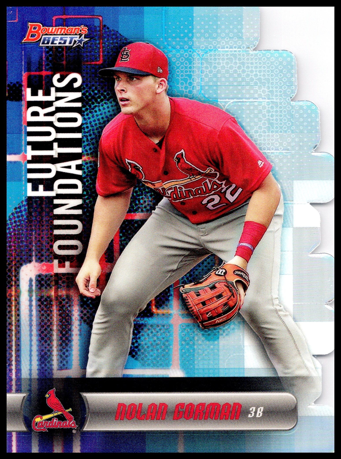2019 Bowman's Best Nolan Gorman #FF-NG Future Foundations Die Cuts