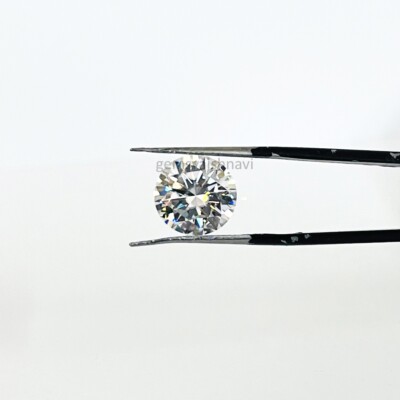 4-5 Ct Loose White Lab Created Diamond Great Luster VVS1 Color F Certified !