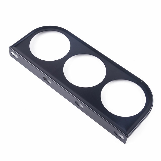 2" 52mm Car Durable Trim 3 Triple Hole Gauge Meter Mount Bracket Dash