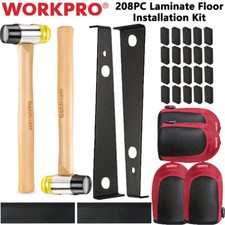 208PCS Kit Installazione Pavimento Laminato Barra Tirante Mallet Pavimento Raccordo Tool Set