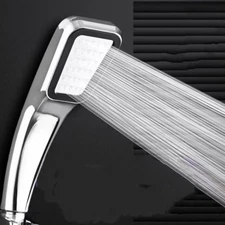300 Holes High Turbo Pressure Bathroom Shower Head Powerful  Water Saving Filte