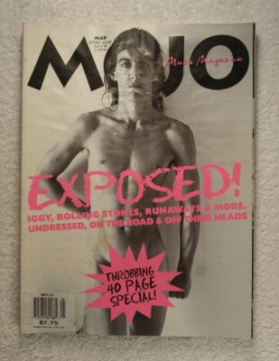 MOJO MAGAZINE-IGGY POP on the cvr EXPOSED! MAY 2000!