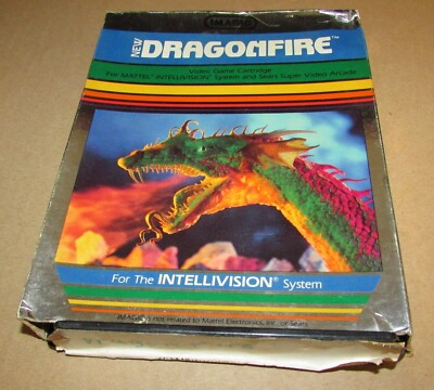 Dragonfire for Intellivision With Box Fast Shipping! Authentic