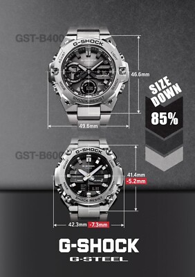 CASIO G-SHOCK GST-B600-1A G-STEEL GST-B600 Series Ana-Digi Men's