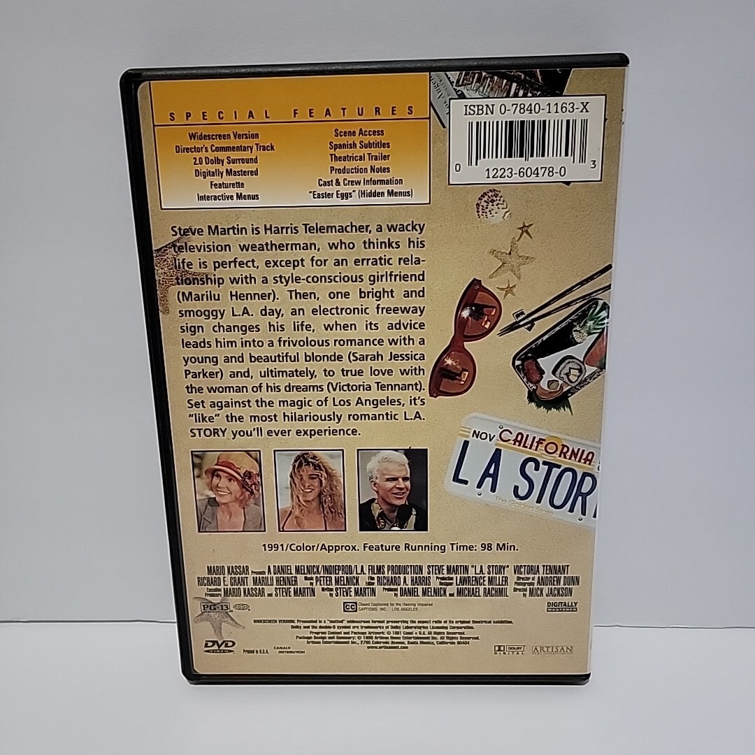 l-a-story-dvd-1991-widescreen-la-story-steve-martin-victoria