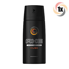 1x Can Axe Body Spray Deodorant Musk Scent Anti-Perspirant 150ml - Fast Shipping