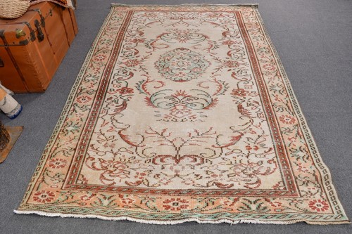 5.4x8.5 ft Large Rug, Turkish Rug, Flatweave Rugs, Vintage Rugs, Wool ...