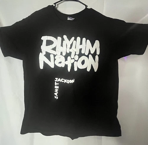 Janet Jackson ' Rhythm Nation' Tour Concert Shi 1990s vintage concert t-shirt, vintage, single stitch, B+ condition