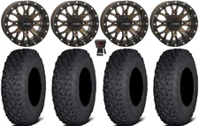 System 3 ST-3 15" Wheels Bronze 30" Coyote Tires Can-Am Renegade Outlander