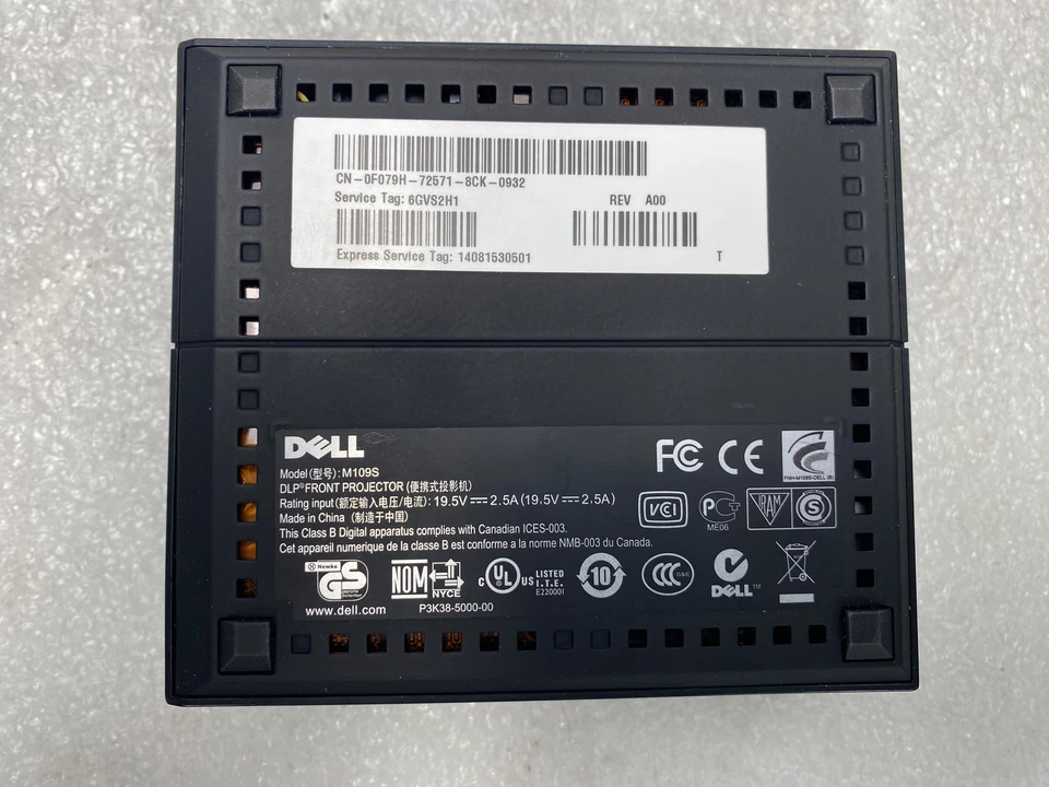 Dell M109S DLP Portable Projector (NO CABLES) - Image 3 of 4