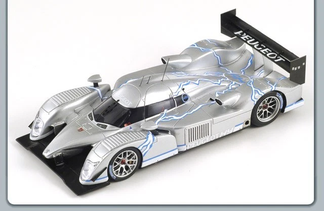SPARK 1/43 S1272 PEUGEOT 908 HY 2008 HDI FAP HYBRID Raro! - Immagine 2 di 4