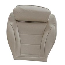 Front Driver Side Bottom Leather Seat Cover Compatible with Mercedes Light Tan