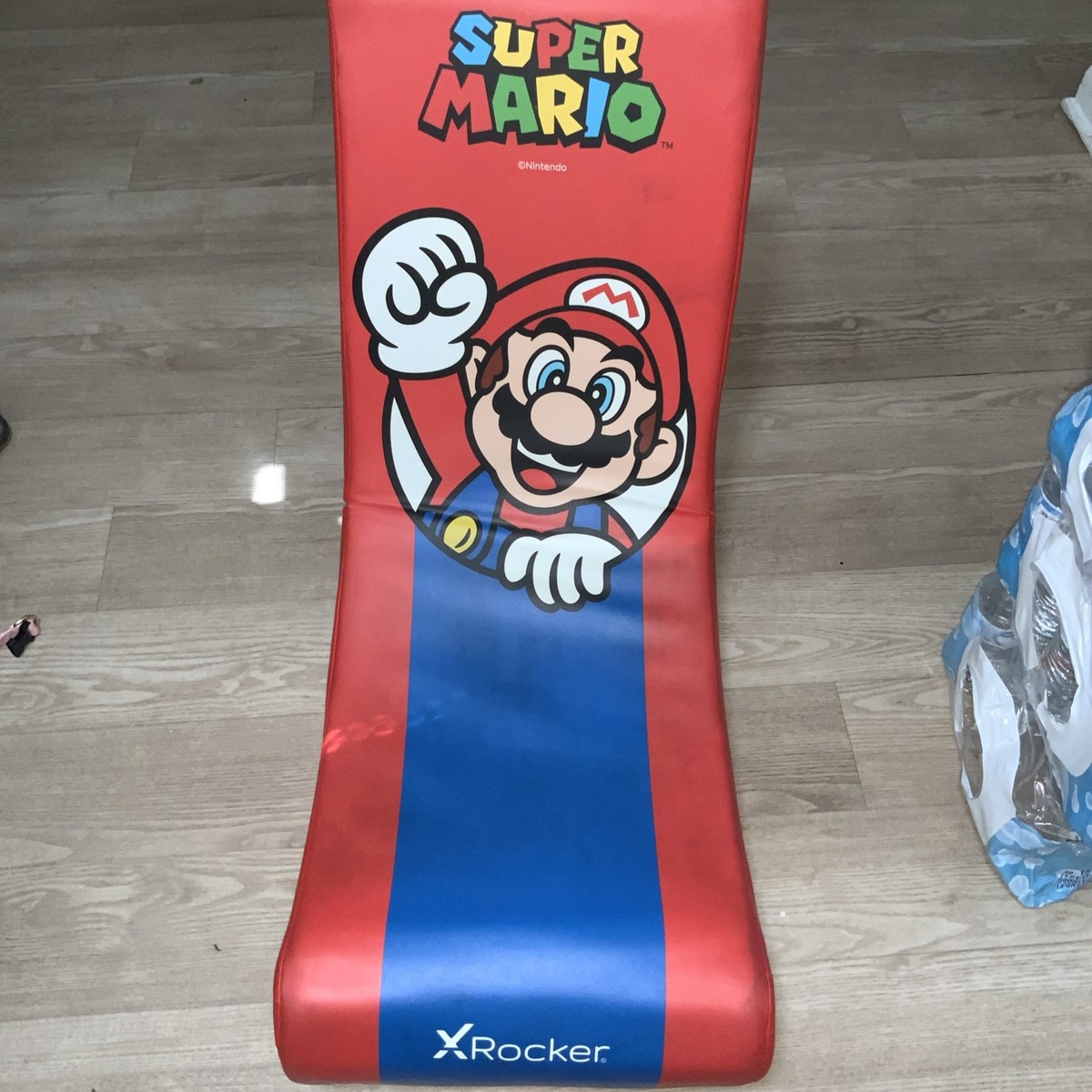 X Rocker Super Mario Floor Rocker Kids Gaming Chair Mario Edition 