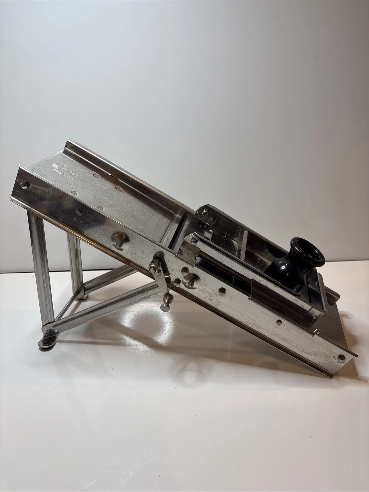 Vintage Bron Coucke Mandoline. Stainless Steel Pro Slicer. Made in France.