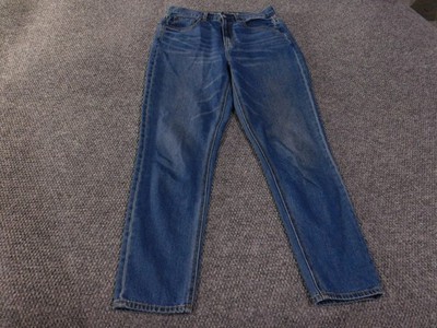 American Eagle Jeans Womens 6 Mom High Rise Tapered Leg Distressed Denim Pants
