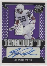 2021 Leaf Metal Draft Tenacious D Purple Rainbow 7/25 Odafe Oweh Auto 0jx4