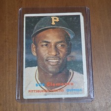 ROBERTO CLEMENTE Topps 1957 #76 Pittsburgh Pirates MLB Baseball Card