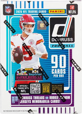 2025 Panini Donruss Football Blaster Box 6 Packs 1 Mem or Revolution Insert