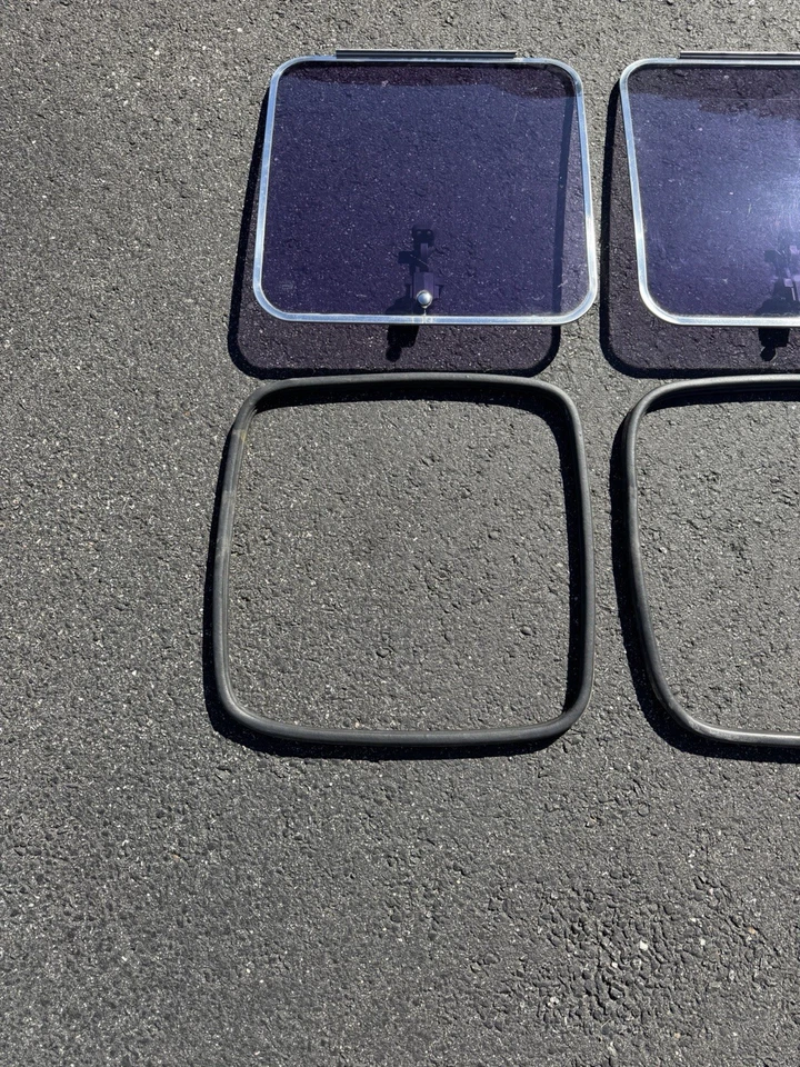 Ford Econoline 1975-1991 furgoneta ventanas emergentes puerta lateral del pasajero E150 E250 E350 Foto 3 de 4