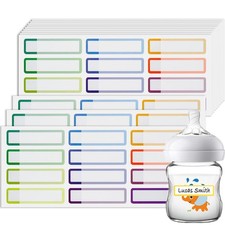 Waterproof Name Tags For , 144PCS Labels, Daycare Essentials, Multicolor