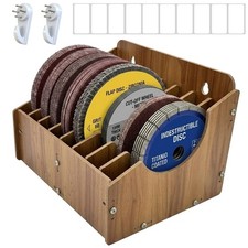 Sandpaper Organizer for 5" 6" Inch Sanding Discs, 8-Slot Sanding Disc Storage...