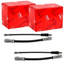 4xTRW BREMSSCHLAUCH VORNE+HINTEN passend für RENAULT CLIO II TWINGO II THALIA II