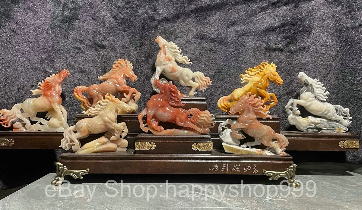马寿山石主中国风雕像、雕像| eBay