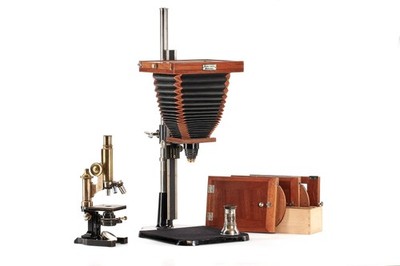 Leitz Microscopic Camera outfit ca. 1910. RARE full Set